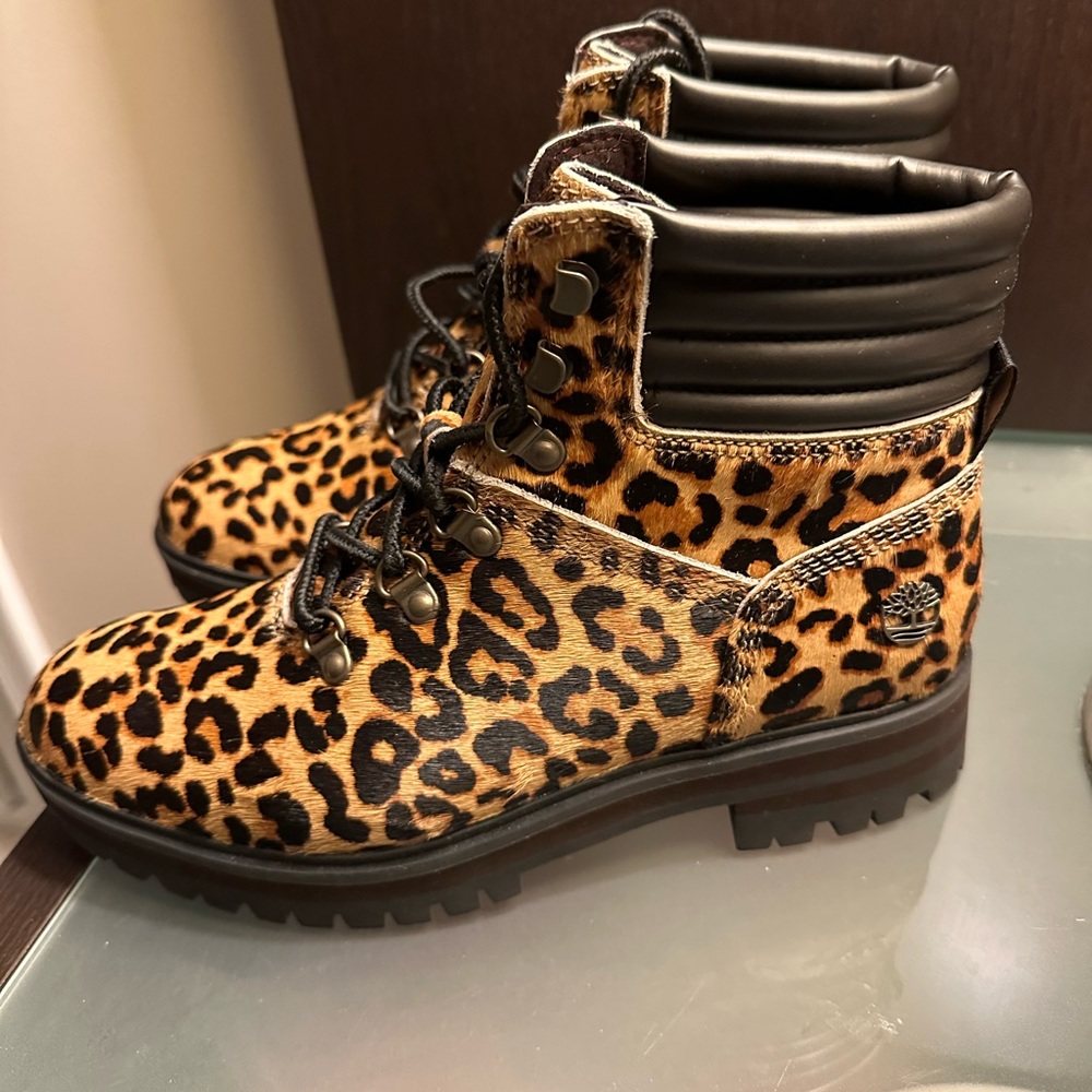 Timberland London Square Hiker Boots - calf hair